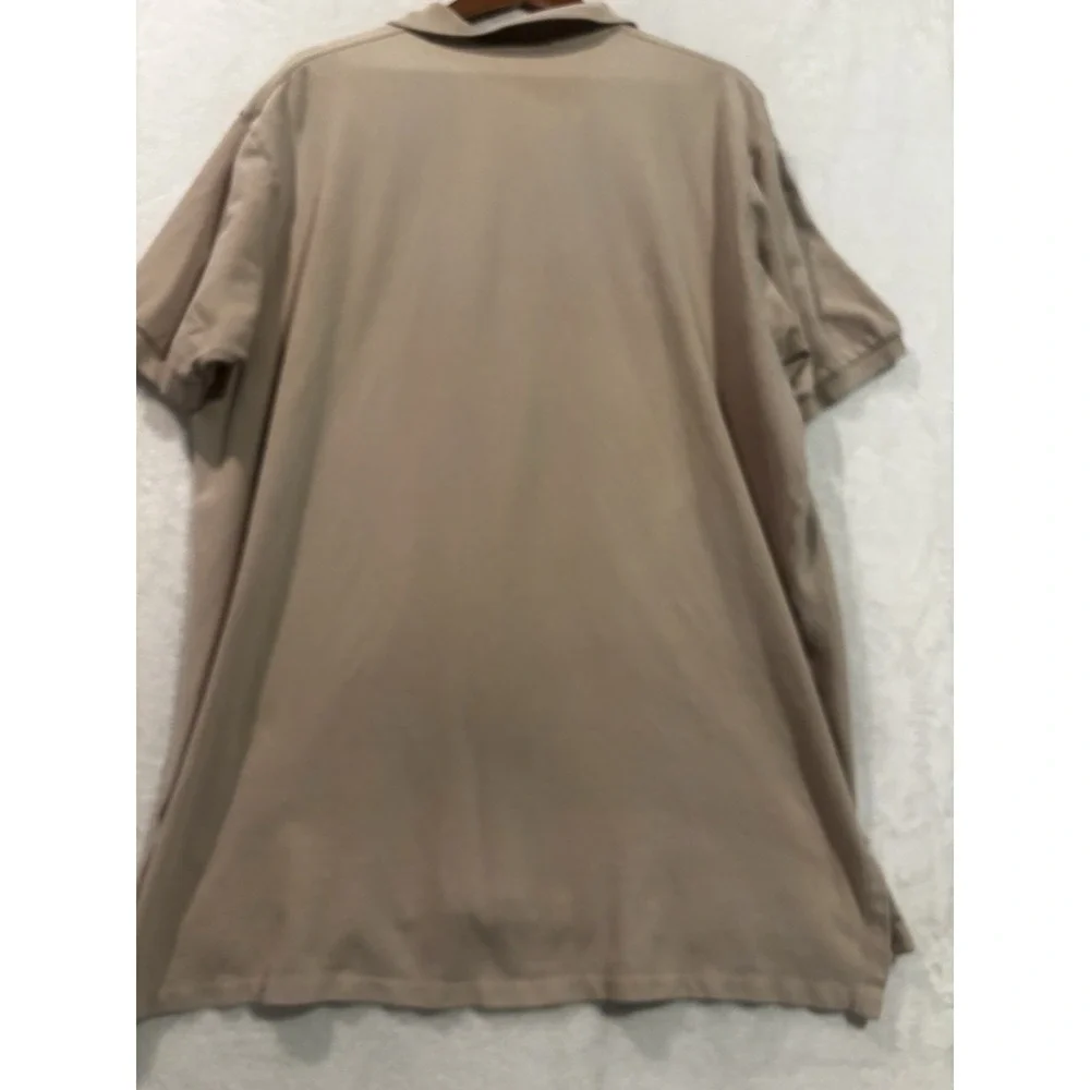 Vintage Polo Ralph Lauren Mens‎ XXL Classic Tan Polo Shirt Short Sleeve Khaki